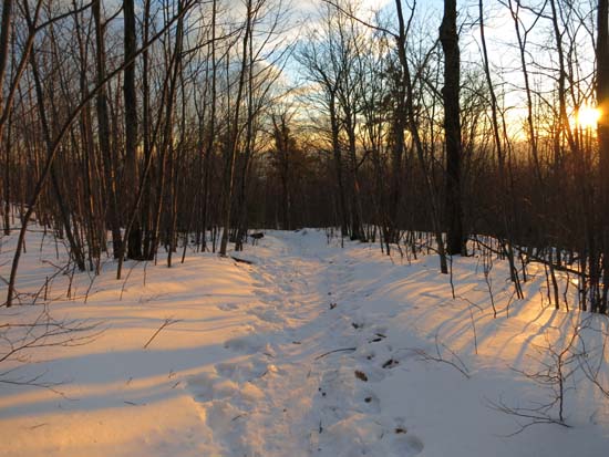 Looking down the Red Hill Trail