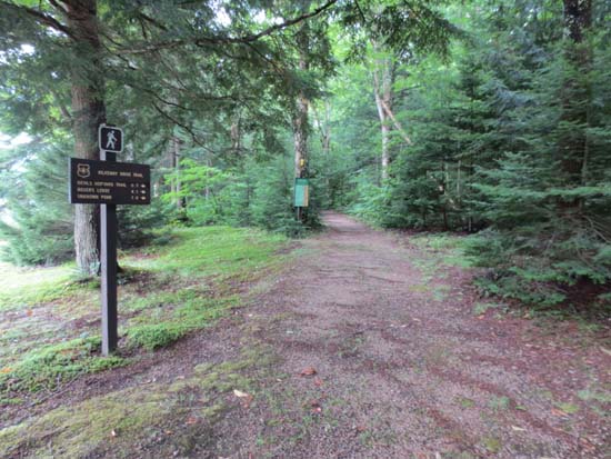 The Kilkenny Ridge Trail trailhead