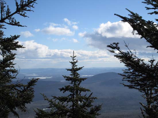 Looking into Maine from Sable Mountain - Click to enlarge