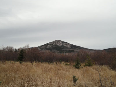 South Baldface as seen from a clearing at the foot of Sable Mountain