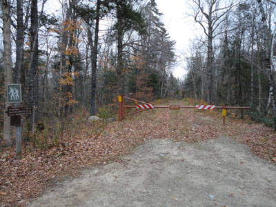 The Slippery Brook Trail trailhead