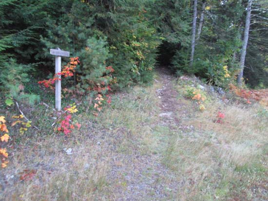 The southern Old Waterville Six Mile Bridge trailhead