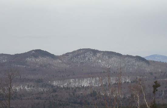 Sanbornton Mountain as seen from Saddle Hill