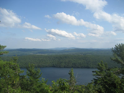 Looking at Copple Crown Mountain from the ledges of Sentinel Mountain - Click to enlarge