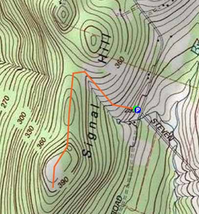 Topographic map of Signal Hill