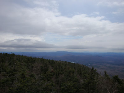 Looking at Mt. Cardigan from the Smarts Mountain fire tower. - Click to enlarge