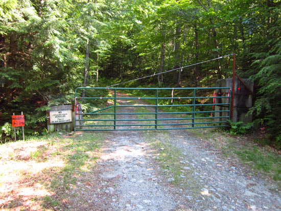 The Quinttown Road gate