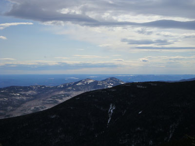 Looking at the Baldfaces from near the summit of South Carter - Click to enlarge