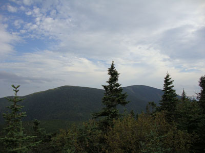 Looking at Mt. Hight and Carter Dome from South Carter - Click to enlarge