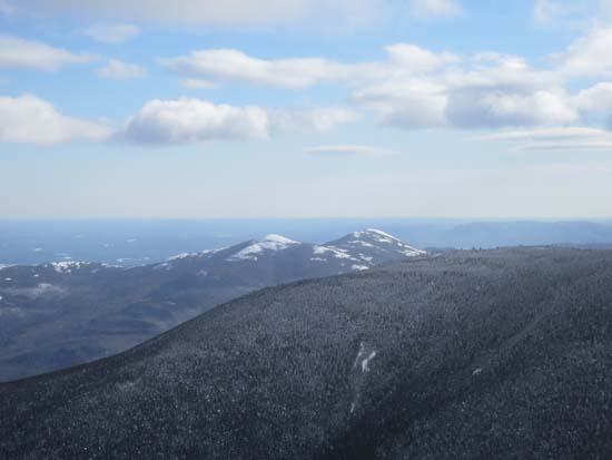 Looking at the Baldfaces from near the summit of South Carter - Click to enlarge
