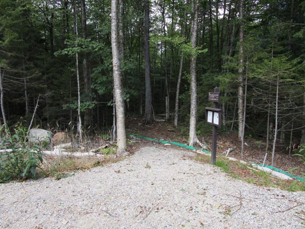 The Doublehead Ski Trail trailhead