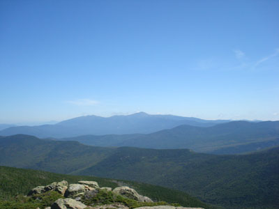 Looking at Mt. Washington from the South Twin summit - Click to enlarge
