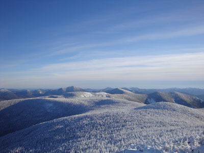 Looking at Carrigain and the Bonds from South Twin Mountain - Click to enlarge