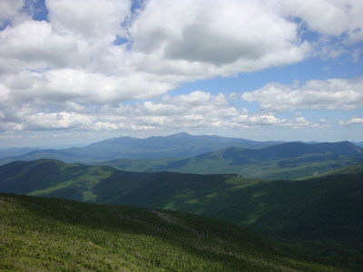 Looking at Mt. Washington from the South Twin Mountain summit - Click to enlarge