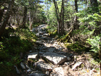The Twinway on the way to South Twin