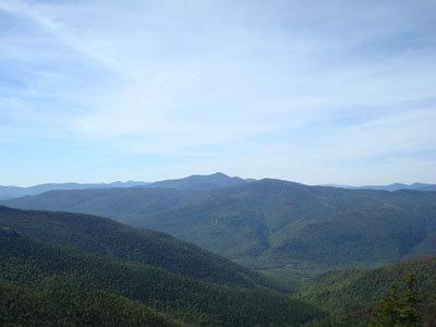 Looking at Mt. Carrigain from the Stairs Mountain viewpoint - Click to enlarge