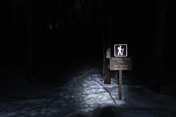 The Stinson Mountain Trail trailhead on Doetown Road