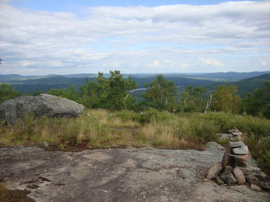 Looking down the Straightback Mountain Trail