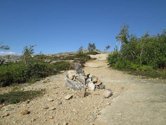 Looking back toward Mt. Major while on the Major/Straightback Link trail to Straightback Mountain