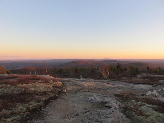 Looking down the Straightback Mountain Trail