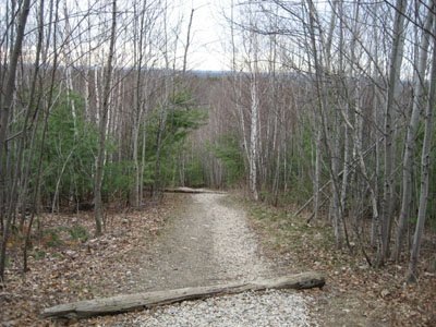 Trail to Stratham Hill summit