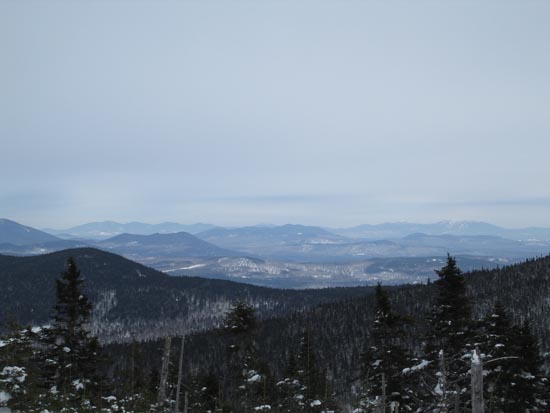 Looking southeast toward the Rangeley high peaks from North Stub Hill - Click to enlarge