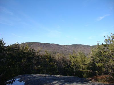 Looking at the Round Pond area from Swett Mountain - Click to enlarge