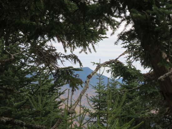 Looking at Scarface, Big Bickford, and Eagle Cliff from Mittersill Peak - Click to enlarge