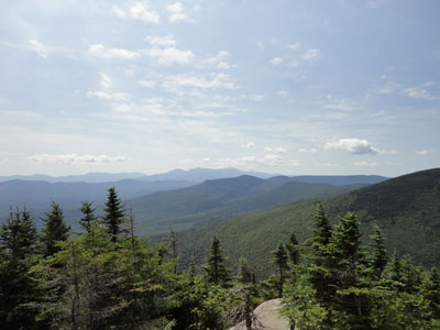 Looking toward the Presidentials from the Horn - Click to enlarge
