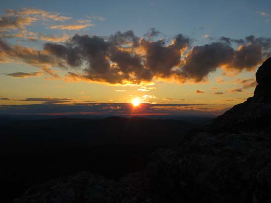 The sunset as seen from the Nubble - Click to enlarge