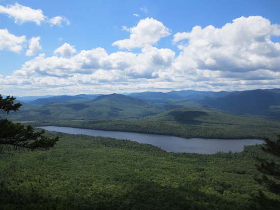 Looking at Christine Lake from the Victor Head ledges - Click to enlarge