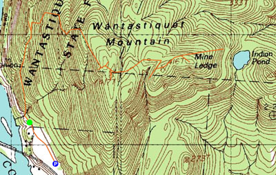 Wantastiquet Mountain map