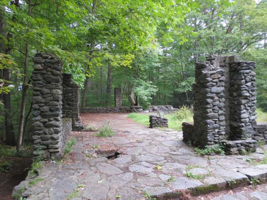 Remains of the Madame Sherri Castle near the Ann Stokes Loop Trail