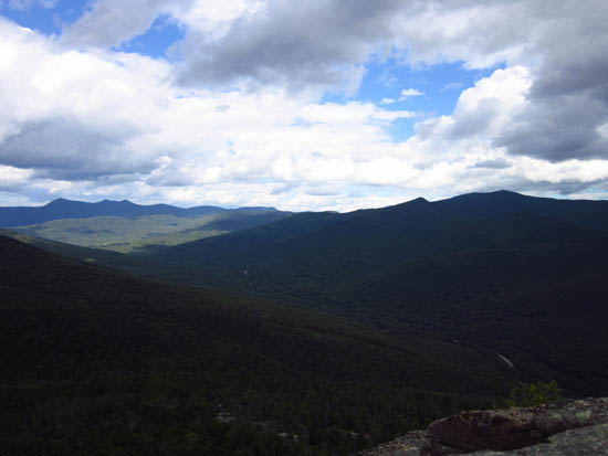 Looking at the Tripyramids and Sandwich Dome from Welch Mountain - Click to enlarge