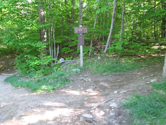 The Welch-Dickey Loop Trail trailhead