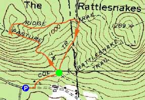 Topographic map of West Rattlesnake