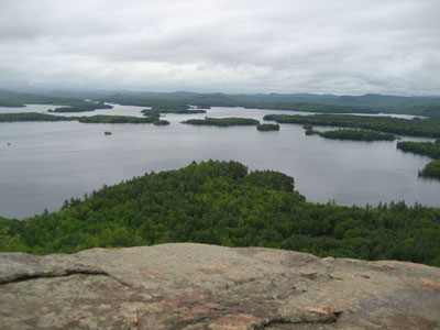 Squam Lake as seen from West Rattlesnake - Click to enlarge
