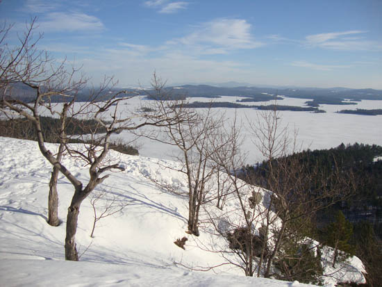 Looking at Squam Lake from West Rattlesnake - Click to enlarge