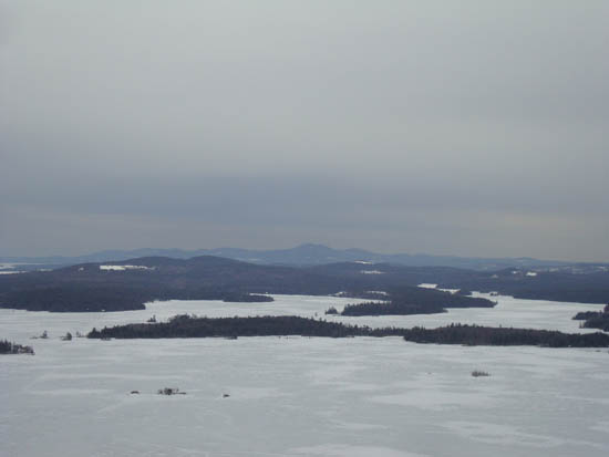Looking at Belknap Mountain from West Rattlesnake - Click to enlarge