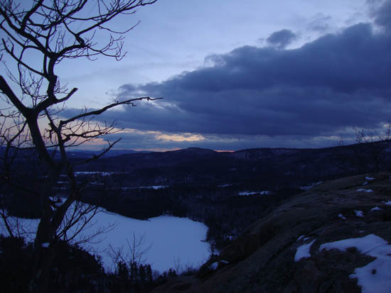 Looking at Squam Lake from West Rattlesnake - Click to enlarge