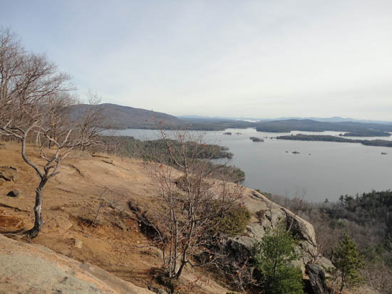 Looking at Squam Lake from West Rattlesnake - Click to enlarge