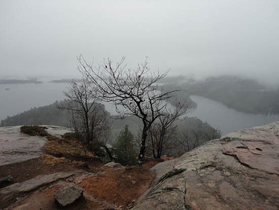Looking at Squam Lake from West Rattlesnake - Click to enlarge