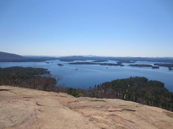 Looking at the Belknaps from the West Rattlesnake ledges - Click to enlarge