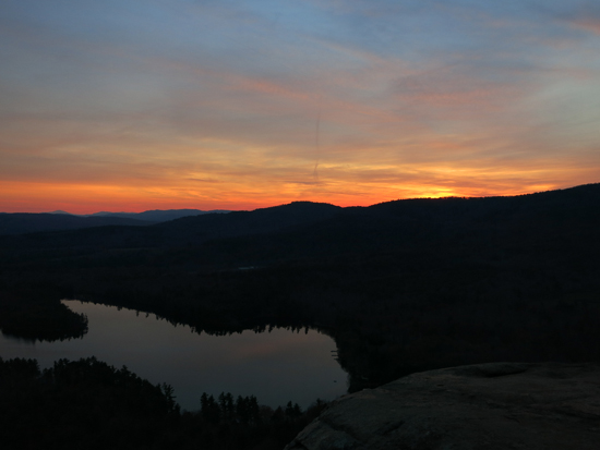 The sunset from West Rattlesnake - Click to enlarge