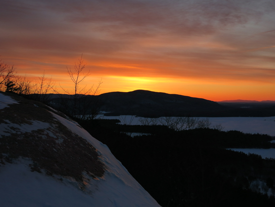 The sunrise from West Rattlesnake - Click to enlarge