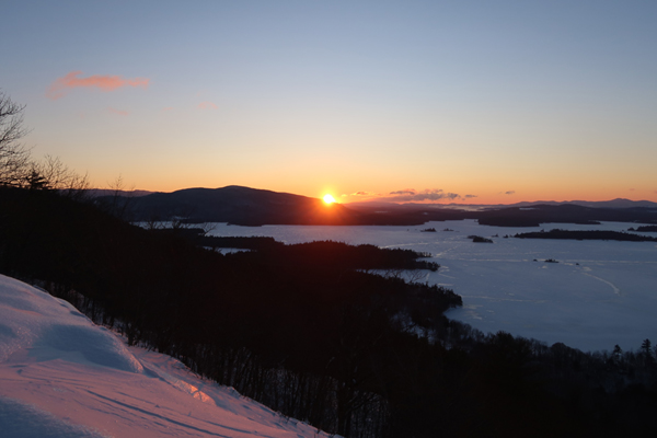 The sunrise from West Rattlesnake - Click to enlarge