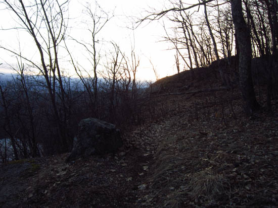 Looking up the Pasture Trail