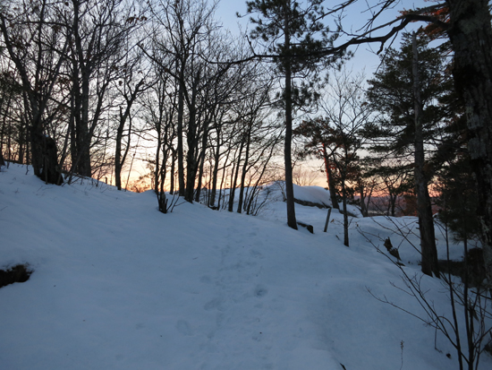 Looking up the Old Bridle Path