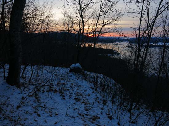 Looking down the Pasture Trail