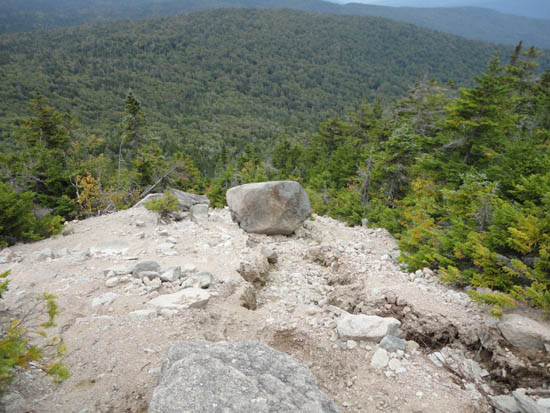 Looking down the south slide on the way to West Sleeper
